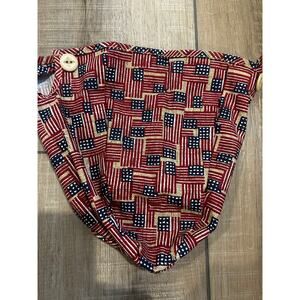 Longaberger OLD GLORY FLAG SMALL FRUIT Basket LINER Proudly American NEW